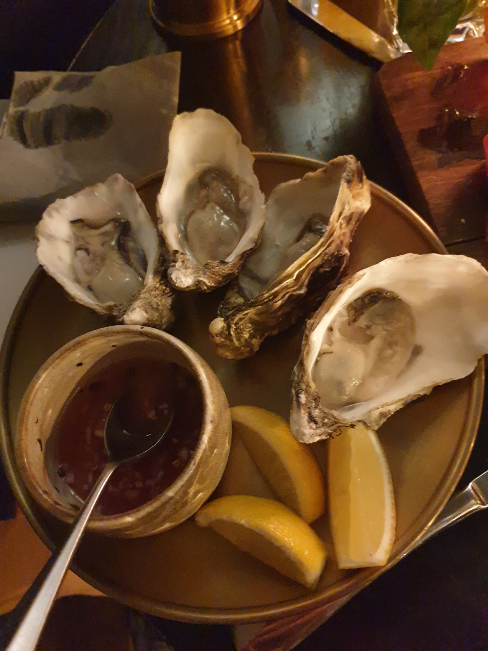 Santa Ana Gin and oysters Santa Ana Gin and oysters